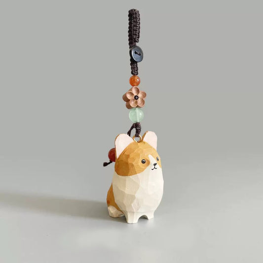 Eco-friendly Corgi Keychain